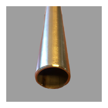 Tube inox 304 L rond Ø76.1x2 mm. En longueurs de 2 M ou 3 M.