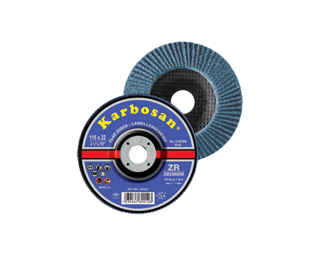 DISQUE LAMELLES ZIRCONIUM Ø 125 GRAIN 40 en lots