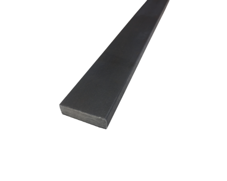 FER PLAT ACIER 80 X 8 NOIR S235
