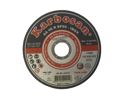 DISQUE A TRONCONNER Ø 125X1.6 A46T ACIER/INOX en lots