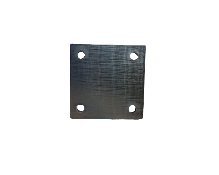 Platine carrée percée 150x150x10 en lots