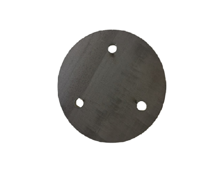 Platine ronde percée 120 x 8 en lots