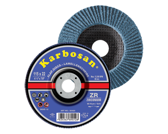 DISQUE LAMELLES ZIRCONIUM Ø 125 GRAIN 40 en lots