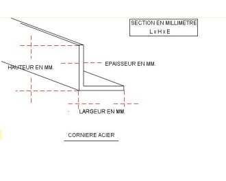 FER CORNIERE EGALE ACIER 35 X 35 X 3.5 MM NOIR S235
