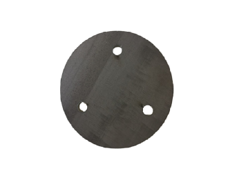 Platine ronde percée 120 x 8